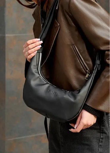 Женская сумка Sambag HOBO S черный 30 х 13 х 8 см (53100001) - фото 5