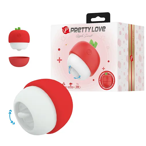 Кліторальний стимулятор Pretty Love Apple Secret червоний - фото 10