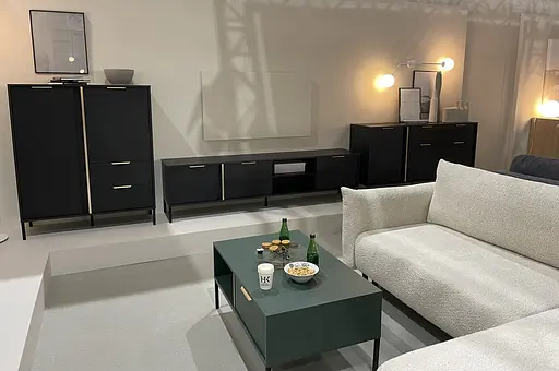 Комод Perfect Home Ларс/Lars 3-дверный с 2 ящиками 3D2S/153 Антрацит (PFH-091021) - фото 14