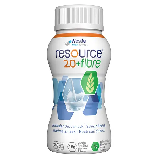 Уцінка. Ентеральне харчування Nestle Health Science Resource 2.0+Fibre із нейтральним смаком 4 шт. х 200 мл - фото 3