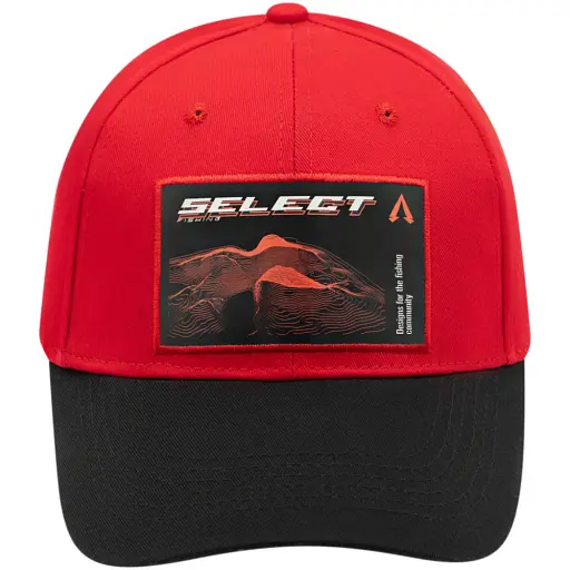 Кепка Select Red Wave Patch 58 Black/Red - фото 2
