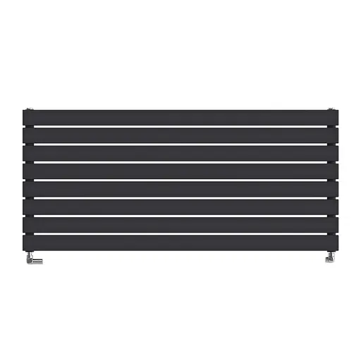 Радіатор дизайнерський Ideale Vittoria H 12 8/544/1200 чорний, Чорний - фото 1