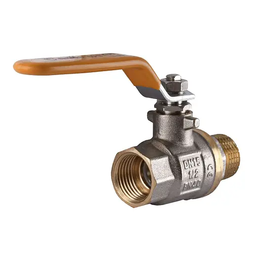 Кран кульовий прямий Solomon 1/2″ ЗВ ЖР PN40 B1002 - фото 1