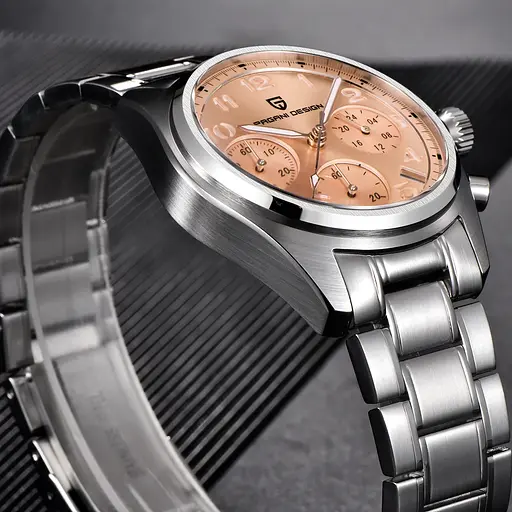 Наручний годинник жіночий PD-1773 Silver-Pink Pagani Design acs0031203 - фото 3