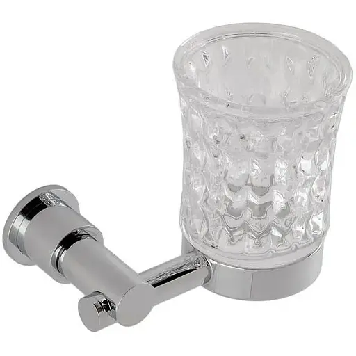 Склянка для зубних щіток Kugu Eva 106 хром - фото 1