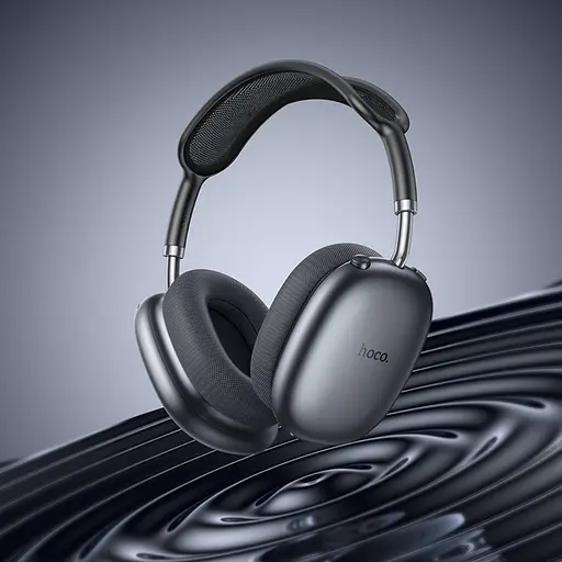 Бездротові навушники Hoco W55 Plus, накладні, ANC, BT5.4, AUX, 800mAh, 90h, deep space gray - фото 5