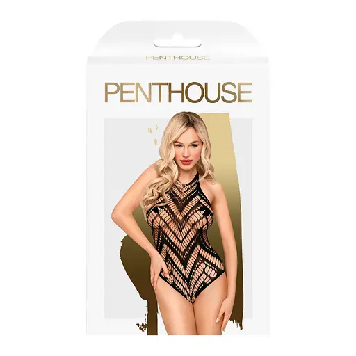 Сексуальное боди в сетку GO HOTTER черный Penthouse s/l - фото 3