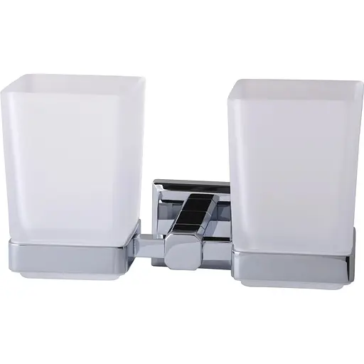 Склянка подвійна Topaz TКВ 9928A хром - фото 1