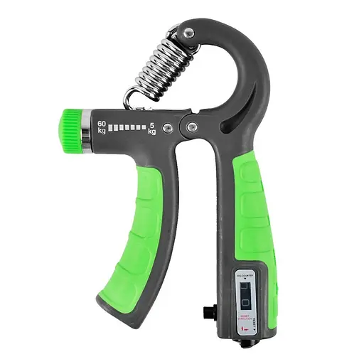Еспандер кистьовий Bambi MS 4122-1(Green) з лічильником, навантаження 5-60 кг - фото 1