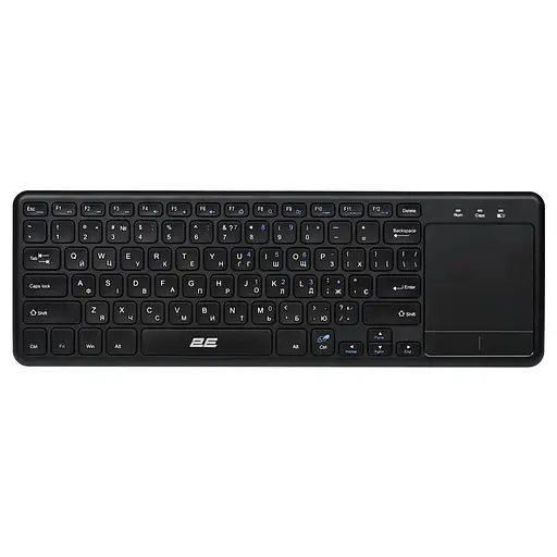Клавіатура 2E KT100 Wireless EN/UK Black (2E-KT100WB_UA) - фото 1