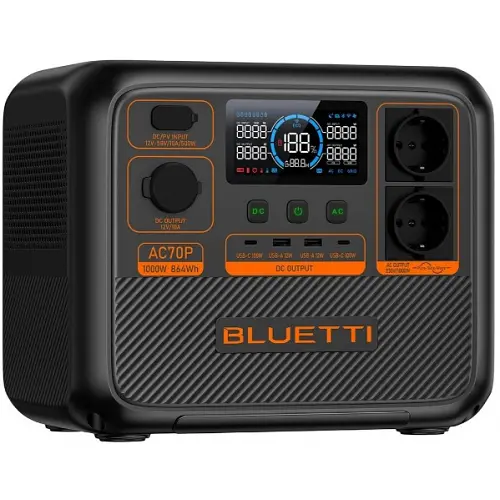 Зарядна станція Bluetti AC70P 1000W 864Wh