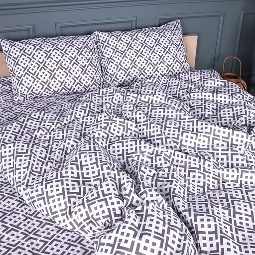 Комплект постільної білизни бязь MIRSON Abstract Graphite 110х140см (2200013165675) - фото 1