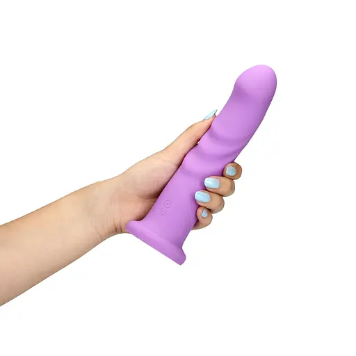 Вибратор Loveline Ultra Soft Silicone Rotating G-Spot 20 см фиолетовый - фото 7