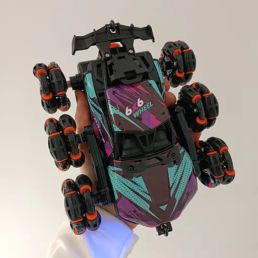 Радиоуправляемая машинка 6x6 Wheel. Вращающая ось. Пускает пар. С фарами - фото 11