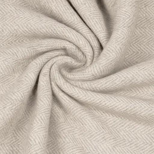 Плед Love You 100% вовна 140х200 см світло-бежевий (6064) - фото 2