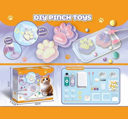 Набір для творчості, антистреси, клей, форми, пакетики, аксесуари - фото 2