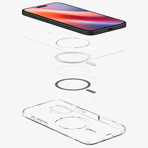 Чохол SGP Ultra Hybrid MagFit для Apple iPhone 16 Plus 6.7 Прозорий - фото 4