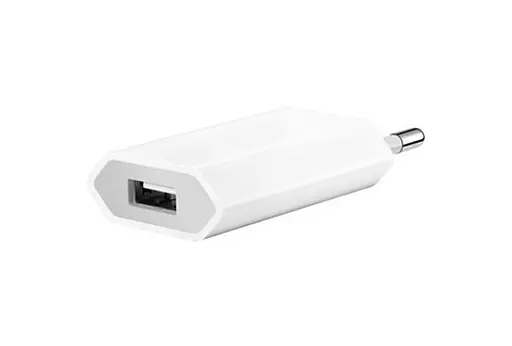 Сетевое зарядное устройство для iPhone 1 USB Port блочок в розетку - фото 2