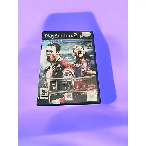 Диск с игрой на PlayStation 2 лицензия FIFA 06, игра на PlayStation 2 FIFA 06