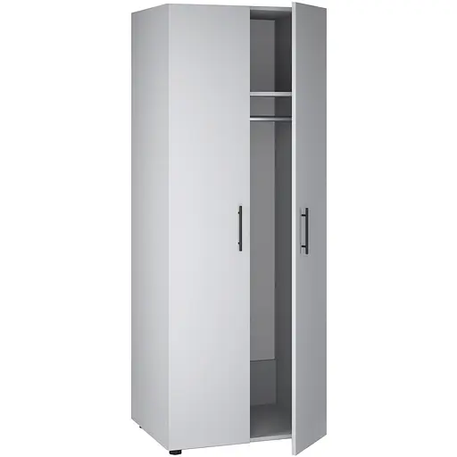 Шафа гардеробна з трубою ОП-902 Orange-Line 700х550х1825 Сіра мишка