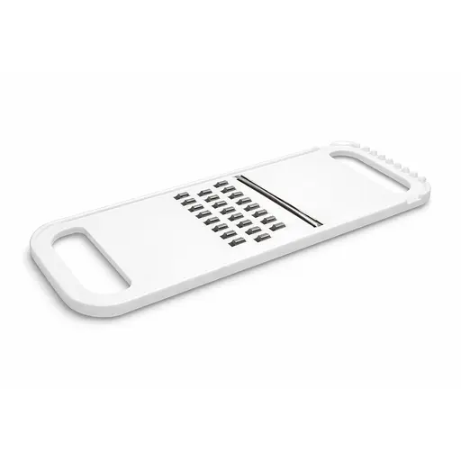 Терка-слайсер пластмасова для корейської моркви та для нарізання соломкою овочів 27х8 см Білий 88148 - фото 1