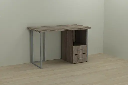 Компьютерный стол Ferrum-decor Отто 75x140x60 серый ДСП Дуб Сонома Труфель 32мм (FRD-101508)