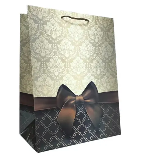 Подарочный пакет, 150 г/м², Классический, 25x38x8 см, 6 шт. в упаковке