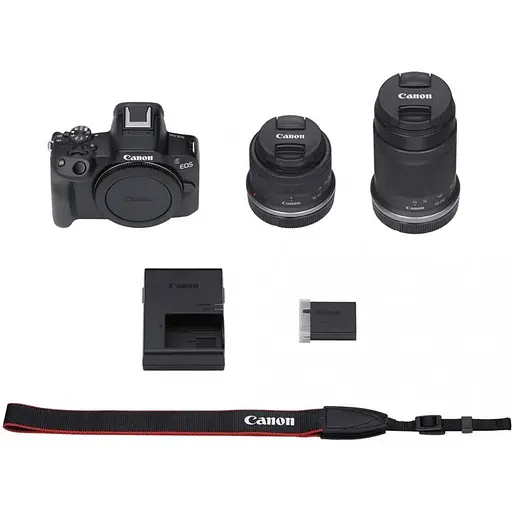 Бездзеркальний фотоапарат Canon EOS R50 Kit RF-S 18-45 mm f4.5-6.3 IS STM+RF-S 55-210 mm Black (5811C034) UA [87316] - фото 12
