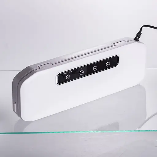 Вакууматор побутовий Yiwu для сухих та вологих продуктів 400 Вт вакуумний пакувальник 4 режими роботи + 10 пакетів Білий HP-11-17W - фото 9