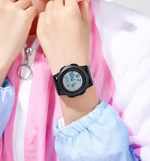 Мужские спортивные наручные часы Skmei 1732 (Черный) - фото 8