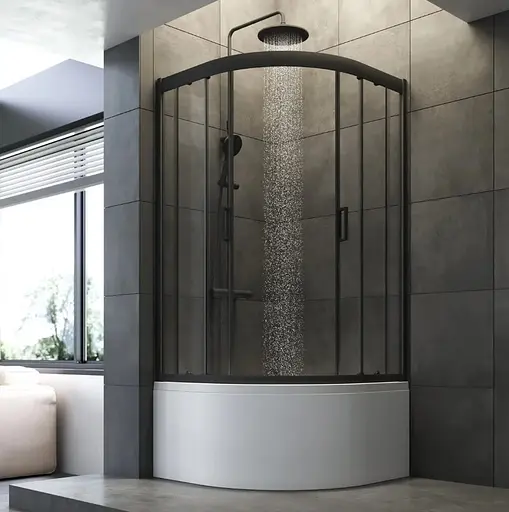 Душевая кабина AM.PM Gem Deep 1/4 Round W90UG-401A9090-BT - фото 5