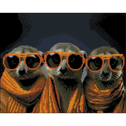 Алмазная мозаика Крутые парни Strateg ZAV4050-2 без подрамника 40х50 см - фото 1