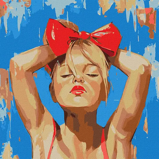 Набор для росписи по номерам Молодость навсегда, Ideyka, 50x50 см, КНО8568