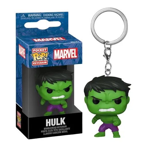 Коллекционная фигурка брелок Funko Pop Марвел Халк Marvel Hulk 4 см M H K1420 - фото 1