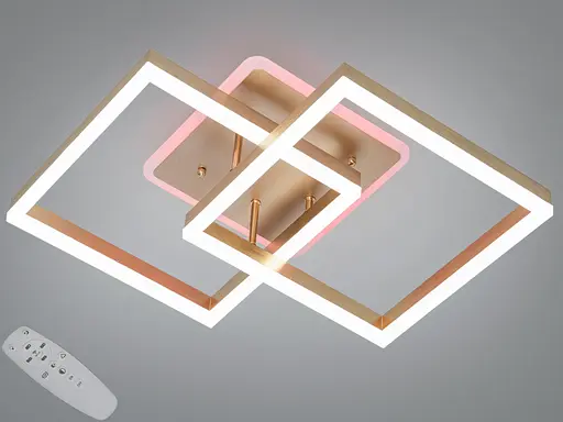 Люстра LED Diasha золото 64 Вт 11 квадратів - фото 1