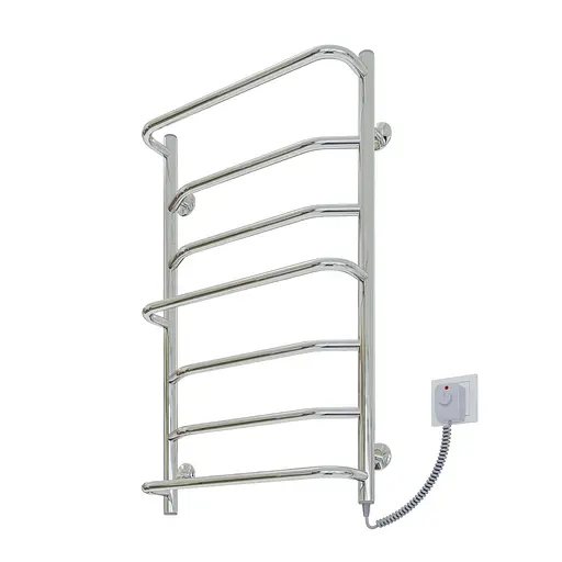 Электрический полотенцесушитель Kosser Микс 800x500/7 ЕR рег. ДМ07ER, Хром, Правое - фото 1