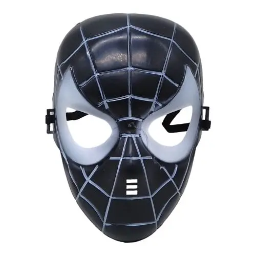 Маска карнавальна "Людина Павук", чорна - фото 1