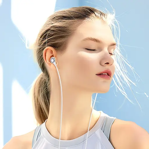 Навушники вакуумні Hoco M116 з мікрофоном Type-C білий - фото 4