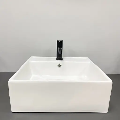 Умивальник VBI Teramo white накладний підвісний VBI-014701, Білий - фото 3