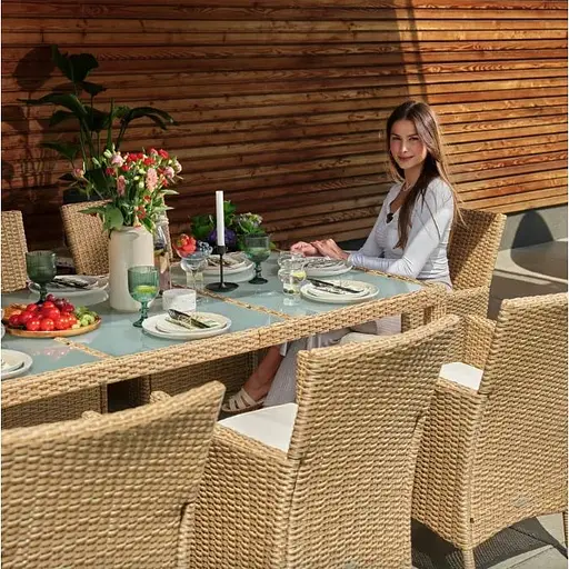 Садовая мебель Di Volio Verona 8+1 бежево-кремовая - фото 8