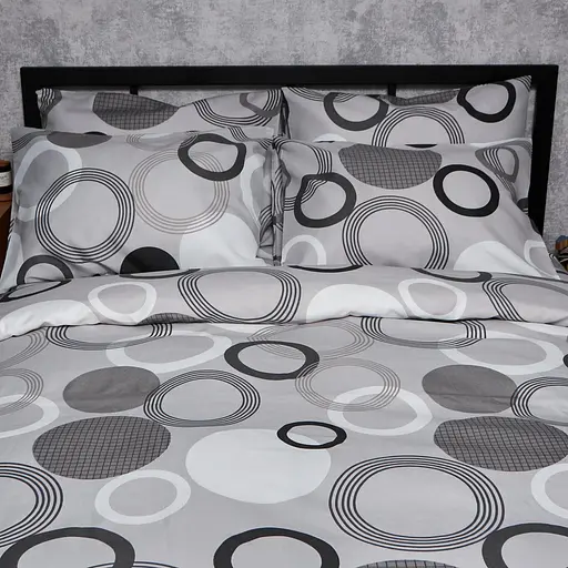 Комплект постельного белья Moon&Star Микросатин Premium Orbit Elegance King Size 220x240 наволочки 2х70х70 - фото 3