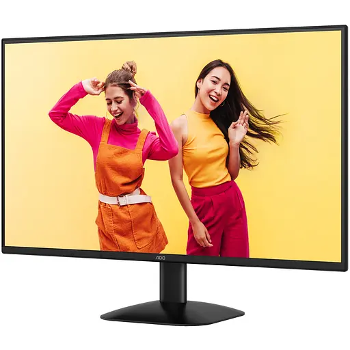TFT 27" AOC Q27B35S3, QHD IPS, 120Гц, HDMI, DP, USB-hub, чорний - фото 2