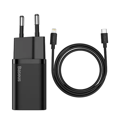 Зарядное устройство Baseus Type-C to Lightning cable Super Si Quick Charger Set - фото 1