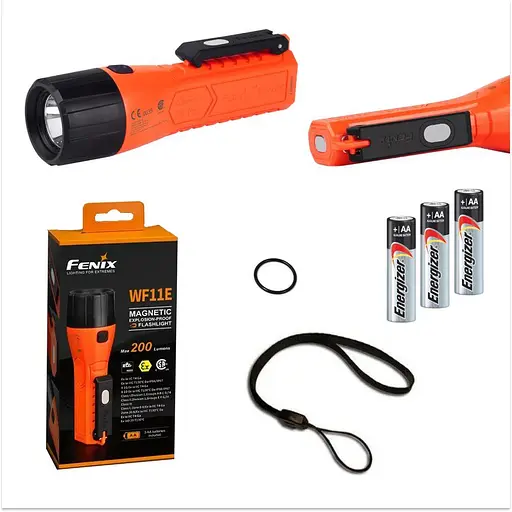 Ручний вибухобезпечний ліхтар Fenix WF11E (Помаранчевий) - фото 5