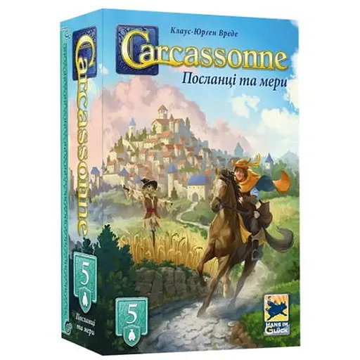 Настольная игра Feelindigo Каркаcсон: Послы и мэры (Carcassonne: Abbey and Mayor) (укр.) (FI25070) - фото 1