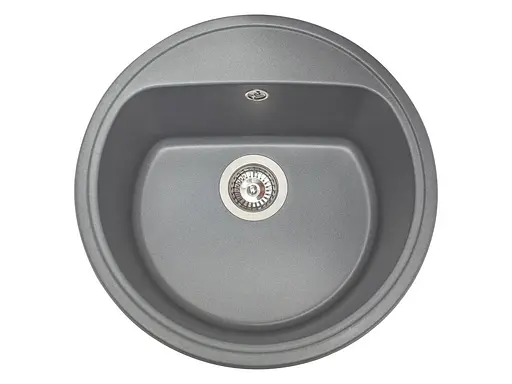 Кухонная мойка гранитная Miraggio Malibu gray 516x516x220 00208306, Серый - фото 1