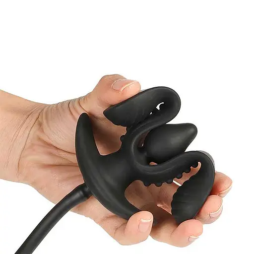 Надувний анальний розширювач Aisin Bud 4,5 см - 8 см - фото 5