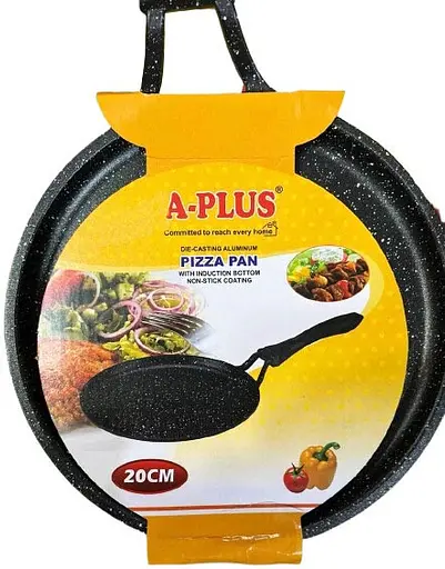 Сковорода для блинов A-Plus 1484 Pizza pan мельничная с гранитным покрытием 20 см. - фото 5