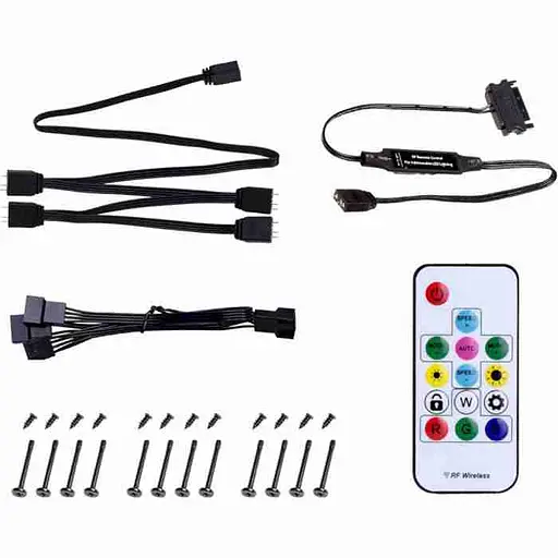 Комплект вентиляторів ID-Cooling DF-12025-ARGB-TRIO-SNOW (DF-12025-ARGB-TRIO-SNOW) Б/в - фото 6