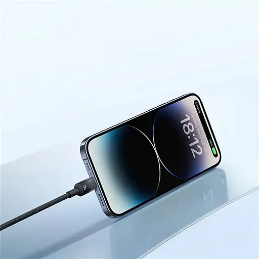 Дата кабель Baseus Discolor Series Fast Charging USB to Lightning 2.4A (1m) (P10374900) Cluster Black - фото 5